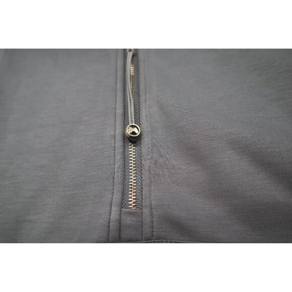 MangoPop Women's Quarter Zip Pullover Sweatshirt Kangaroo Pocket Ribbed Cuffs S - Picture 8 of 10